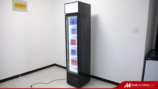 Petit réfrigérateur de bar à boissons réfrigérateurs personnalisés porte en verre refroidisseur de boissons armoire de stockage de vin/bière